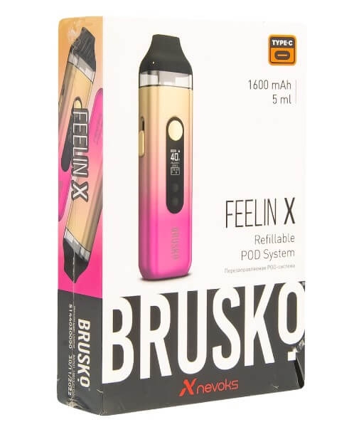 Купить Brusko Feelin X 1600 mAh 5мл (Бежево-розовый)