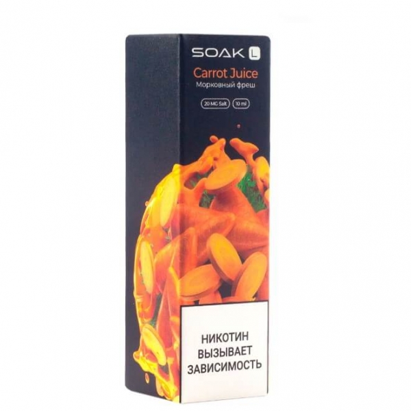 Купить Soak 20мг - Carrot juice (Морковный фреш) 10мл